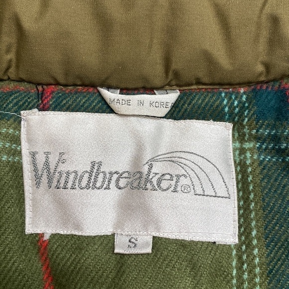 Windbreaker Brand | Vintage 90s Olive Green Utility Vest Small - Picture 7 of 10